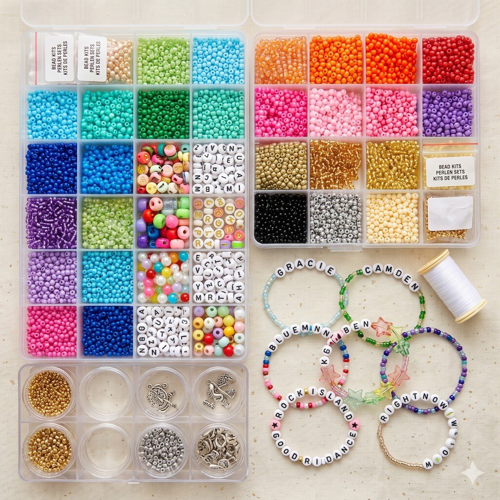 Beads, charms, and jewellery-making supplies